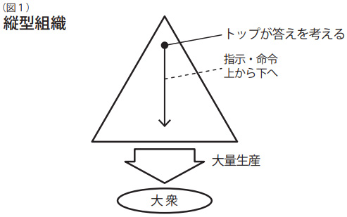 （図１）縦型組織