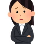悩むキャリアウーマン