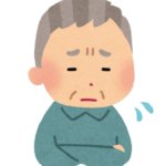 悩むおじいさん